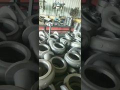 Pipa Knalpot Manifold Besi Ulet Khusus Bagian Pengecoran Besi Untuk Otomotif