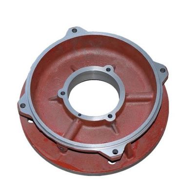 Bagian besi cor yang disesuaikan besi cor Motor Cover Belakang Ductile Besi GGG40