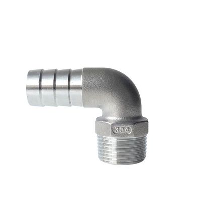 304 Bagian Pengecoran Stainless Steel Pagoda Bersama Pria 90 Siku Untuk Perlengkapan Pipa