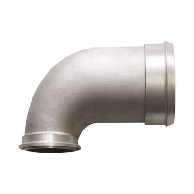 ODM A356 Bagian Pengecoran Aluminium Aluminium Intake Elbow Untuk Suku Cadang Mesin