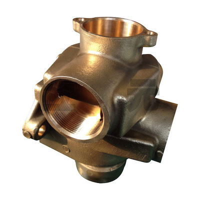 OEM Casting Copper Connector Die Casting Parts Untuk Fitting Pipa