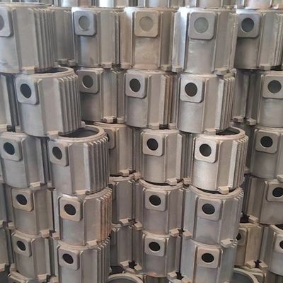 Bagian-bagian casting besi elastis yang disesuaikan Motor Housing Untuk komponen mesin