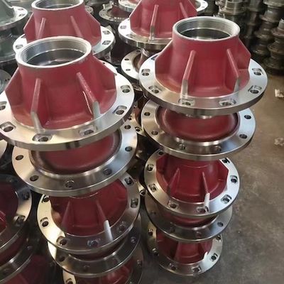 OEM Ductile Wheel Hub Cover Bagian Casting Besi Untuk Truk Dan Tailer