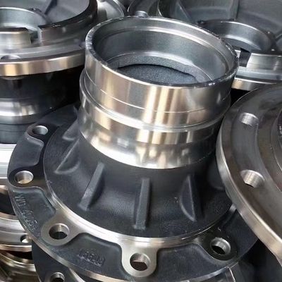 OEM Bagian Casting Besi Lempar Hub Roda Shell Proses Casting Cetakan