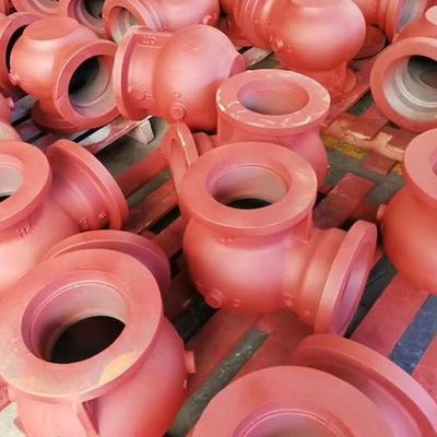 Besi Cairan Ball Valve Body Metal Casting Pump Parts Untuk Klep Dan Industri Pompa