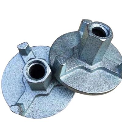 Bagian-bagian casting besi elastis Tie Rod Formwork Anchor Wing Nut