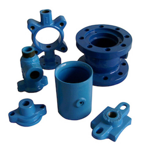 GG20 Bagian-bagian casting besi abu-abu Iron Ball Valve Aksesoris untuk pengolahan kimia