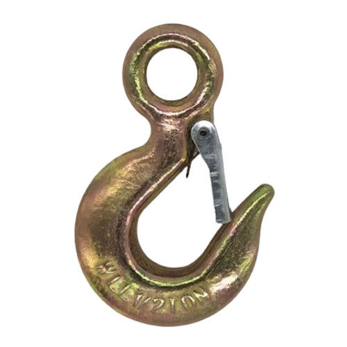 Eye Hoist Hook Baja Drop Forged Hook Dengan Kunci Untuk Rigging Dan Hook Hardware