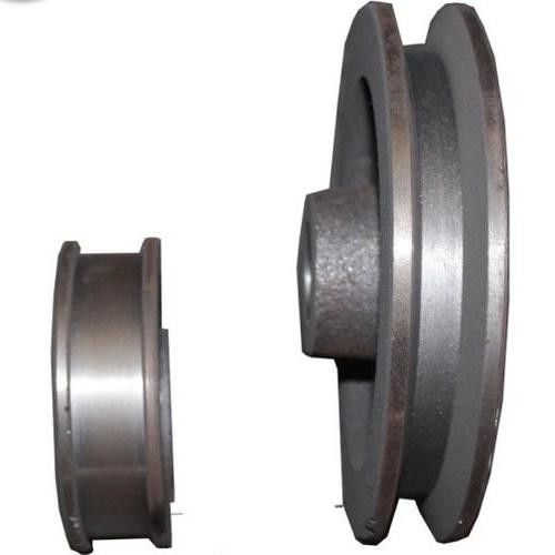 OEM GG20 Cast Iron Pulley Iron Casting Parts Teknik Casting Pasir Untuk Mesin Pertanian