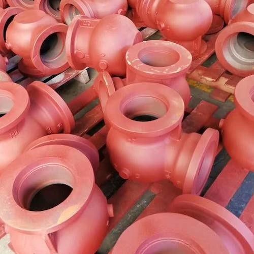 Besi Cairan Ball Valve Body Metal Casting Pump Parts Untuk Klep Dan Industri Pompa